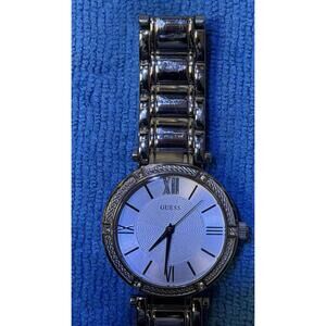 GUESS Women’s Silver Tone Quartz Watch U063GL3 Stainless Steel